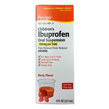Perrigo Company 45802089726 Ibuprofen Children's Pain Relief