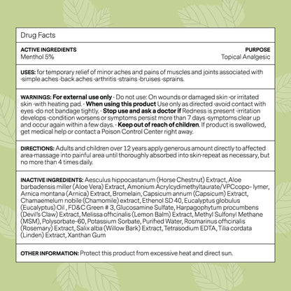 Kanjo Natural Pain Relief Gel, 4.2-ounce tube