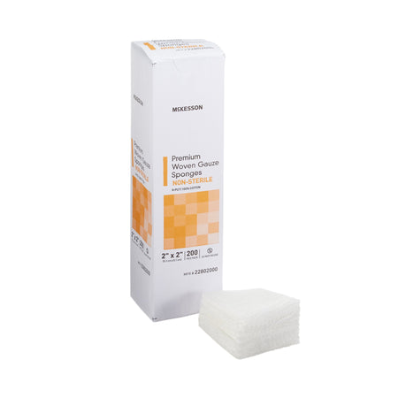 McKesson 22802000 Gauze Sponge, 2 x 2 Inch, 8-Ply