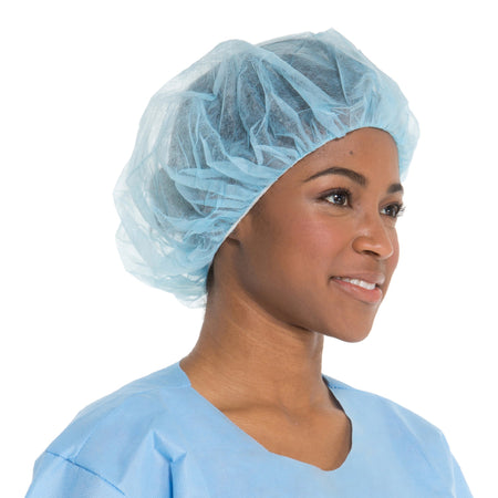 O&M Halyard Inc 69801 Halyard spunbond Bouffant Cap, Large