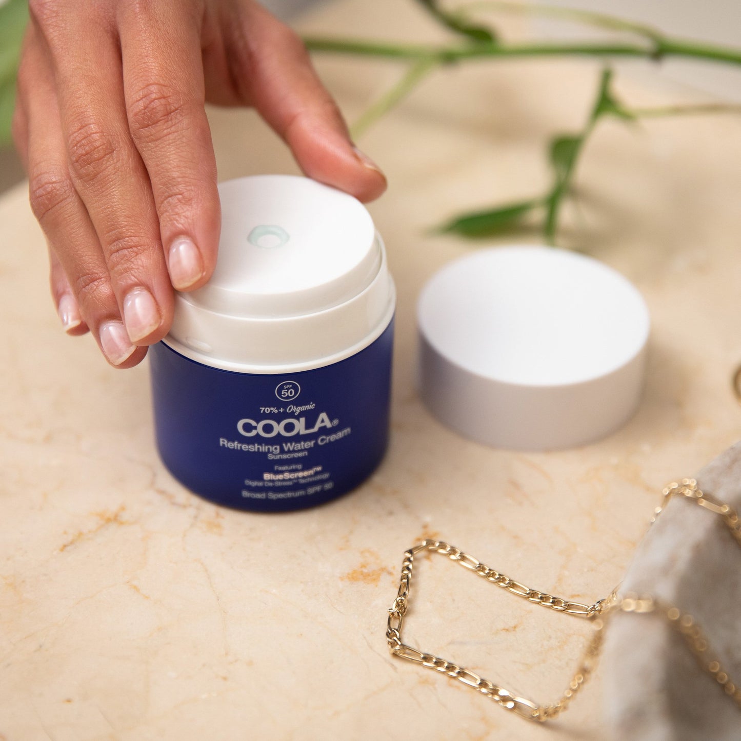 Sunscreen COOLA® Refreshing Water Cream SPF 50 Cream 1.5 oz. Jar