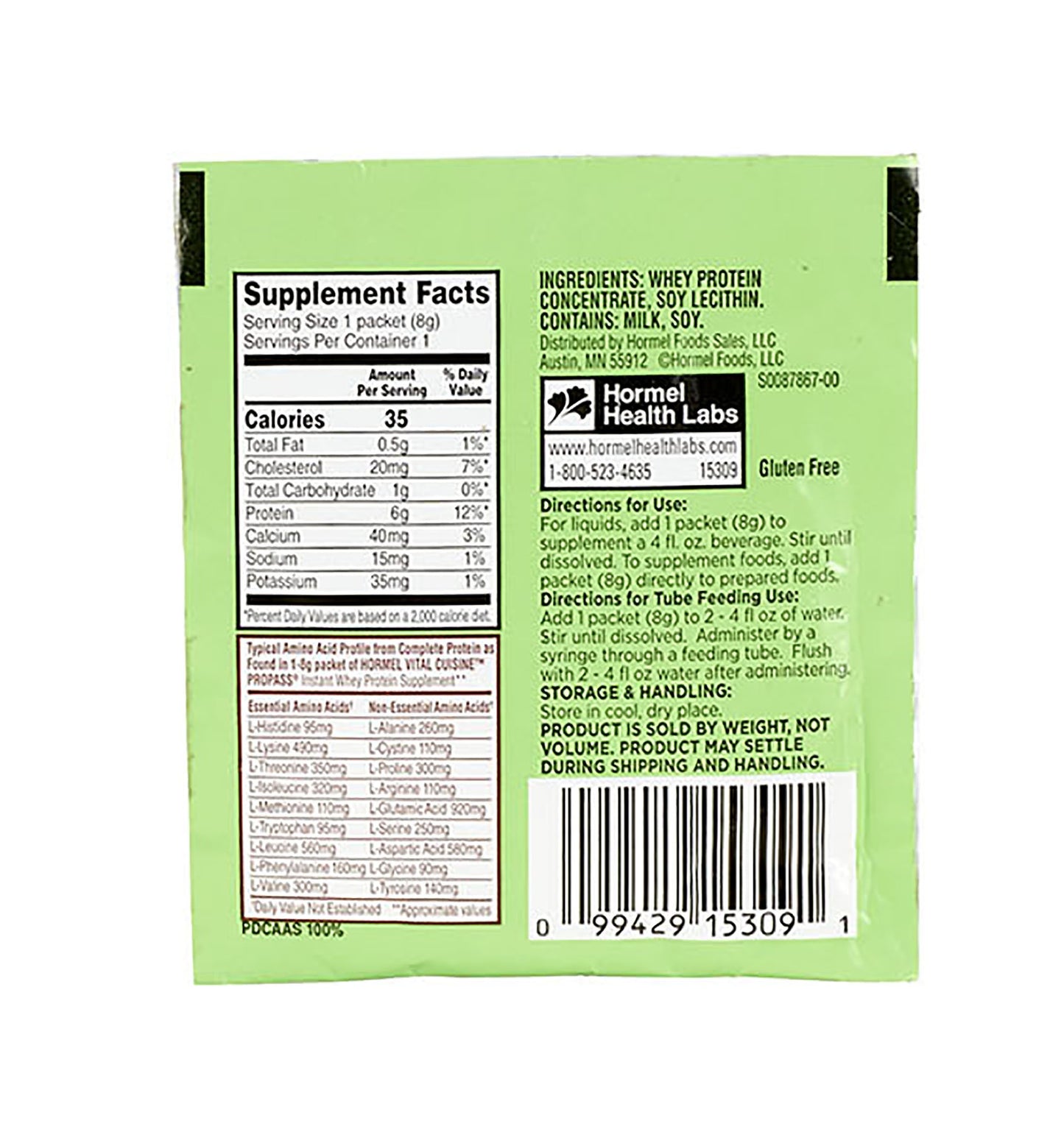 Vital Cuisine® ProPass® Instant Whey Protein Supplement