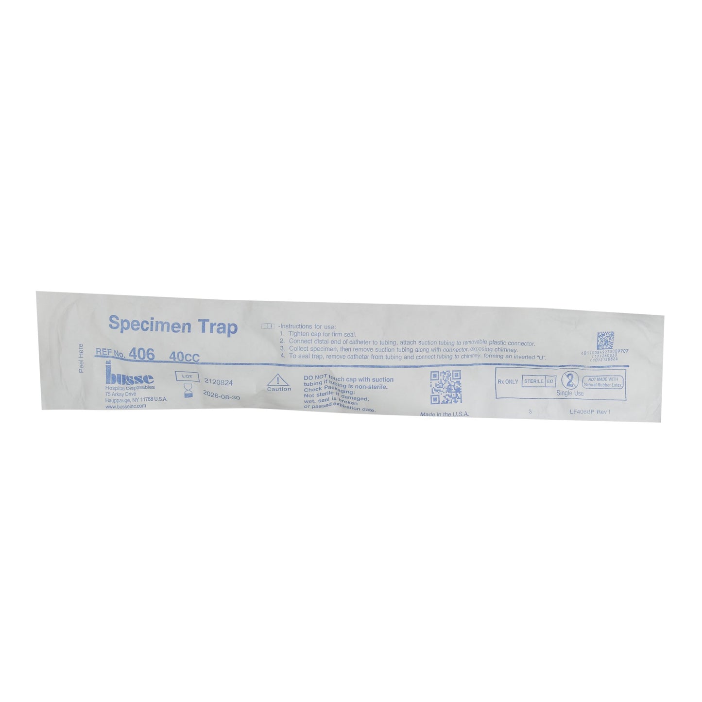 Busse Mucus Specimen Trap, 40 mL