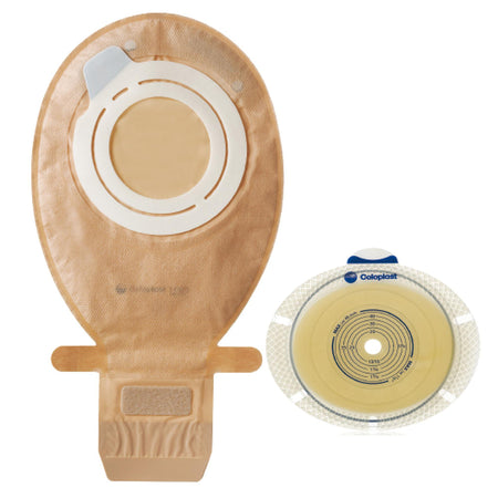 Coloplast 21004 SenSura Flex 2-Piece Transparent Ostomy Pouch, 15 – 53 mm Stomas
