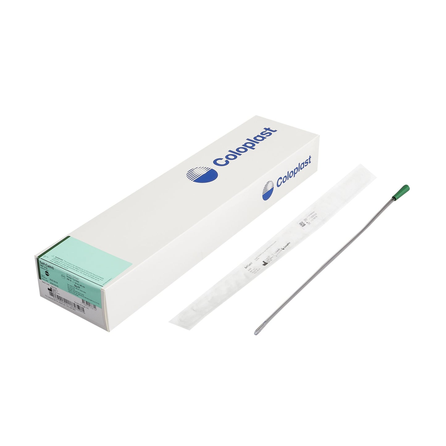 Coloplast 414 Self-Cath® Unisex Intermittent Catheter 14 Fr Straight Tip 16 Inch