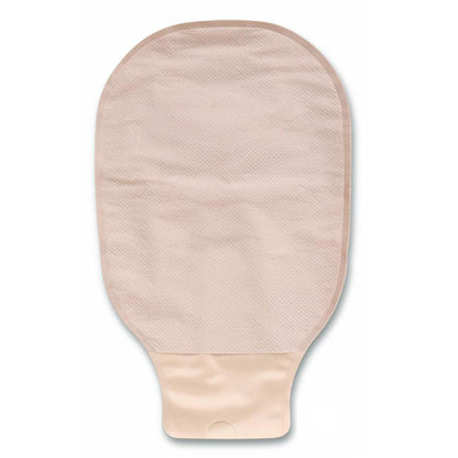 New Image™ 18203 Beige Colostomy Pouch, Pre-cut to Fit 57 mm Stomas, Red Match