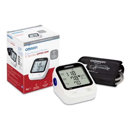 Emerson Healthcare BP7255 Home Automatic Digital Blood Pressure Monitor 5 Series Adult Cuff 9 to 17 Inch Desk