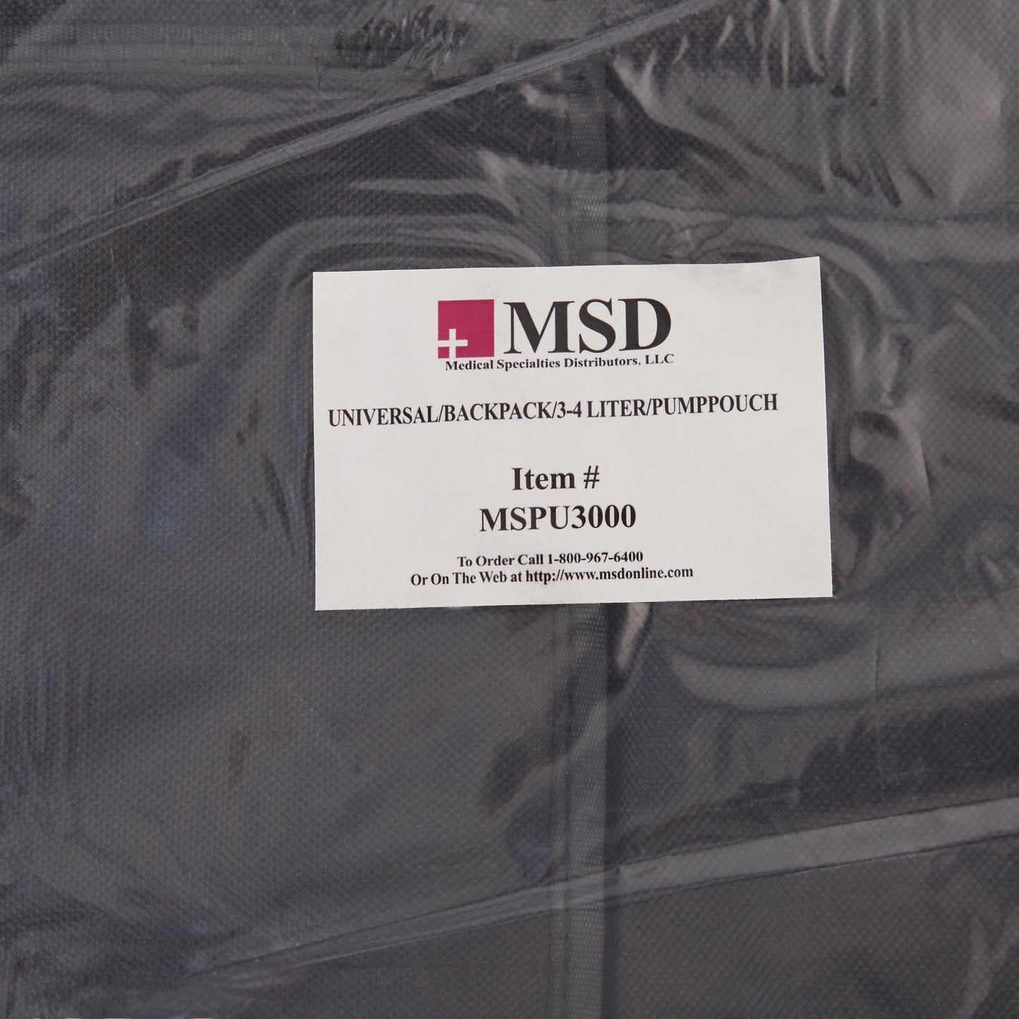 McKesson Enteral Feeding Pump Pouch, Fits Most 3000 to 4000 mL Feeding Pumps