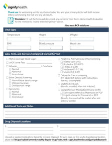 Signify Health® Checklist Form
