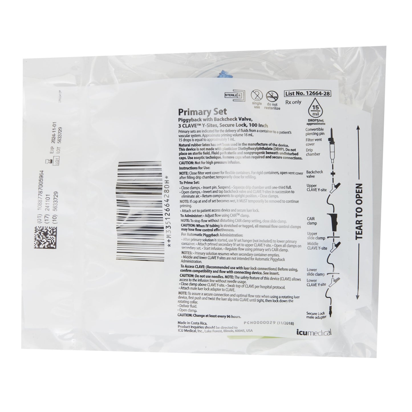 LifeShield® Primary Administration Set