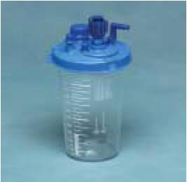 Cardinal 65651-100 Medi-Vac Guardian Rigid Suction Canister, 1200 mL