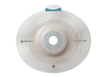 SenSura® Mio Flex Convex Light Ostomy Barrier, 28 mm Stoma Opening, Red Match