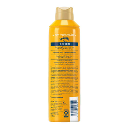 Gold Bond® No Mess Body Powder Spray, Fresh Scent, 7 oz.