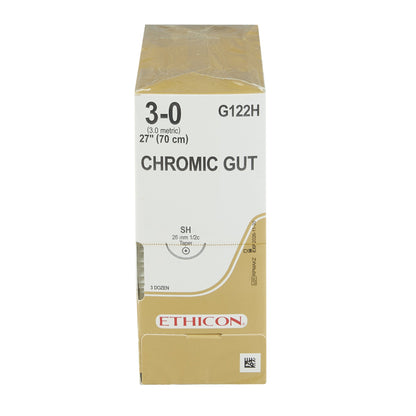 J & J Healthcare Chromic Suture with Needle