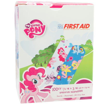 American® White Cross Stat Strip® My Little Pony Kid Design Adhesive Strip