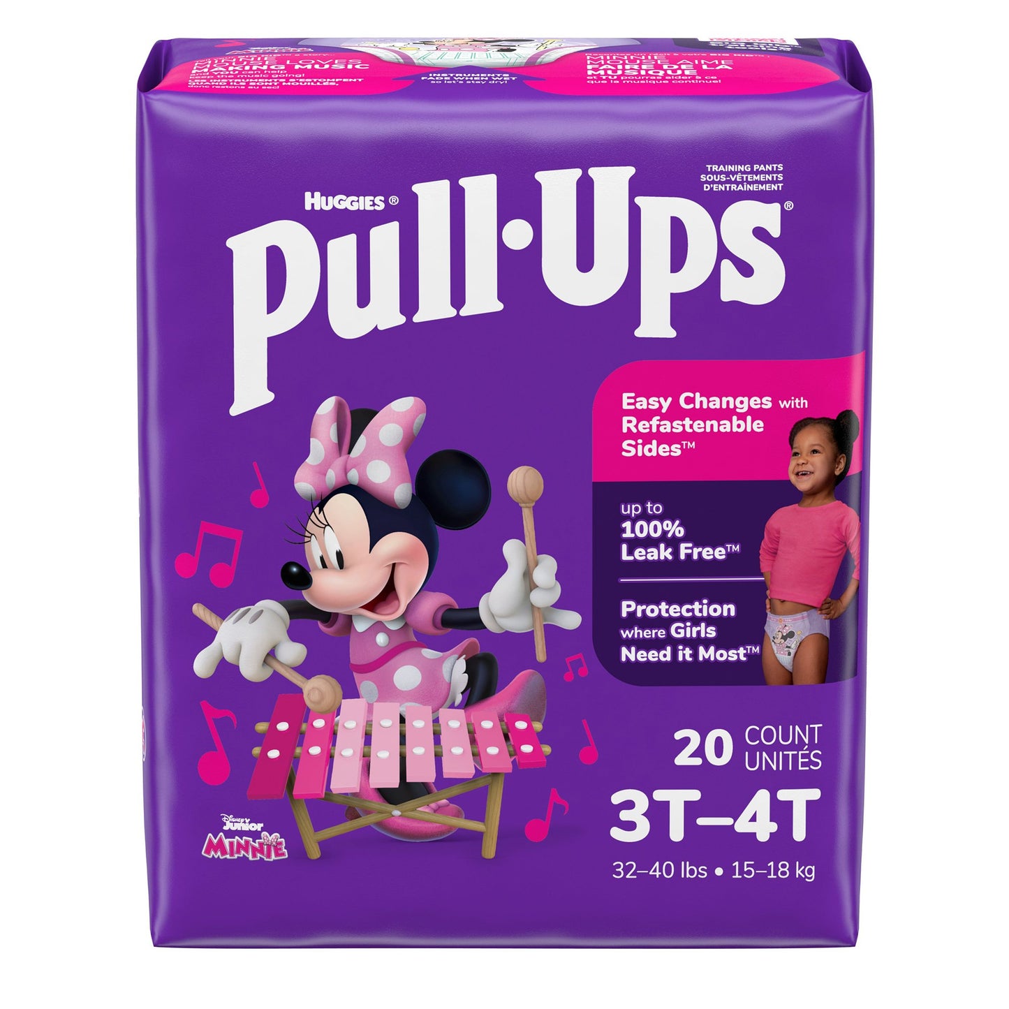 Huggies Pull-Ups® Learning Designs® for Girls Training Pants, 3T to 4T
