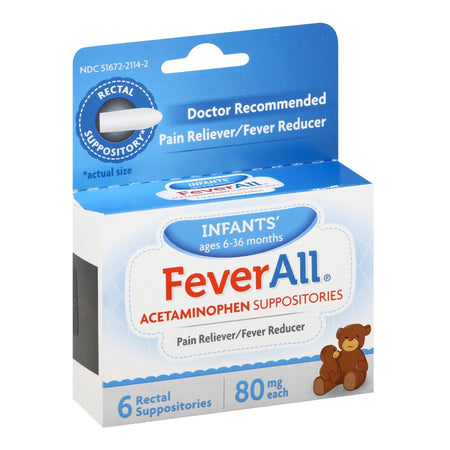 Taro 51672211402 FeverAll Acetaminophen Infants' Pain Relief