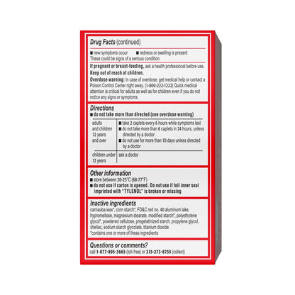 Tylenol® Extra Strength Caplets
