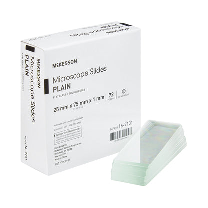 McKesson Plain Microscope Slide, 1 x 3 Inch