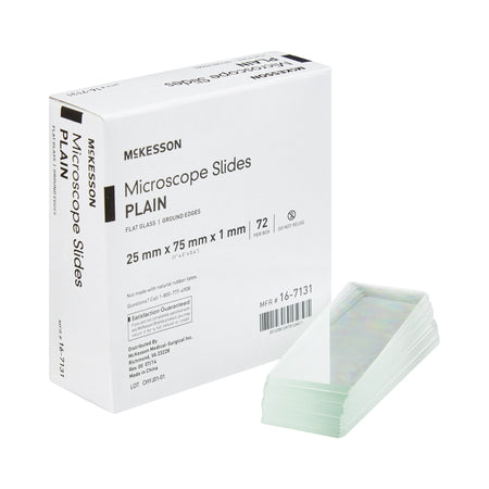 McKesson 16-7131 Plain Microscope Slide, 1 x 3 Inch