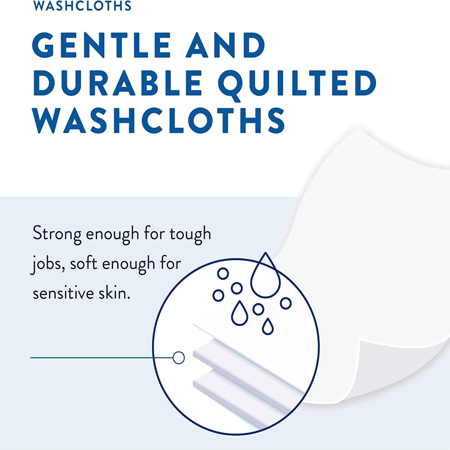 Prevail® WW-715 Disposable Adult Washcloths