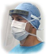 Aspen Surgical Products 15995 Face Shield One Size Fits Most Full Length Anti-fog Disposable NonSterile