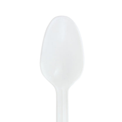 McKesson White Polypropylene Spoon