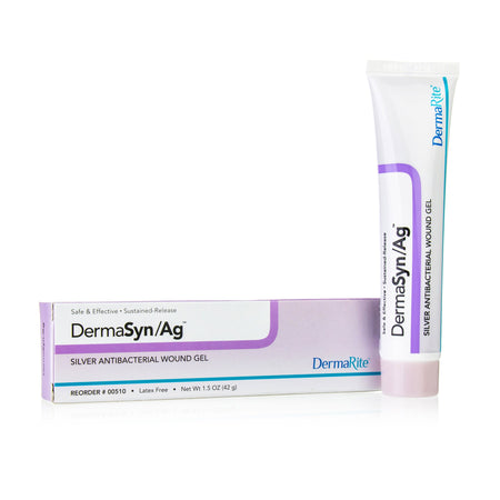 DermaRite 00510 DermaSyn/Ag Antimicrobial Silver Hydrogel, 1.5-ounce tube