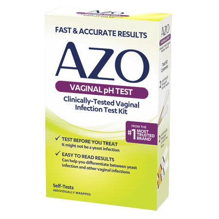 i-Health Inc 1268942 Sexual Health Test Kit AZO Vaginal pH 2 Tests