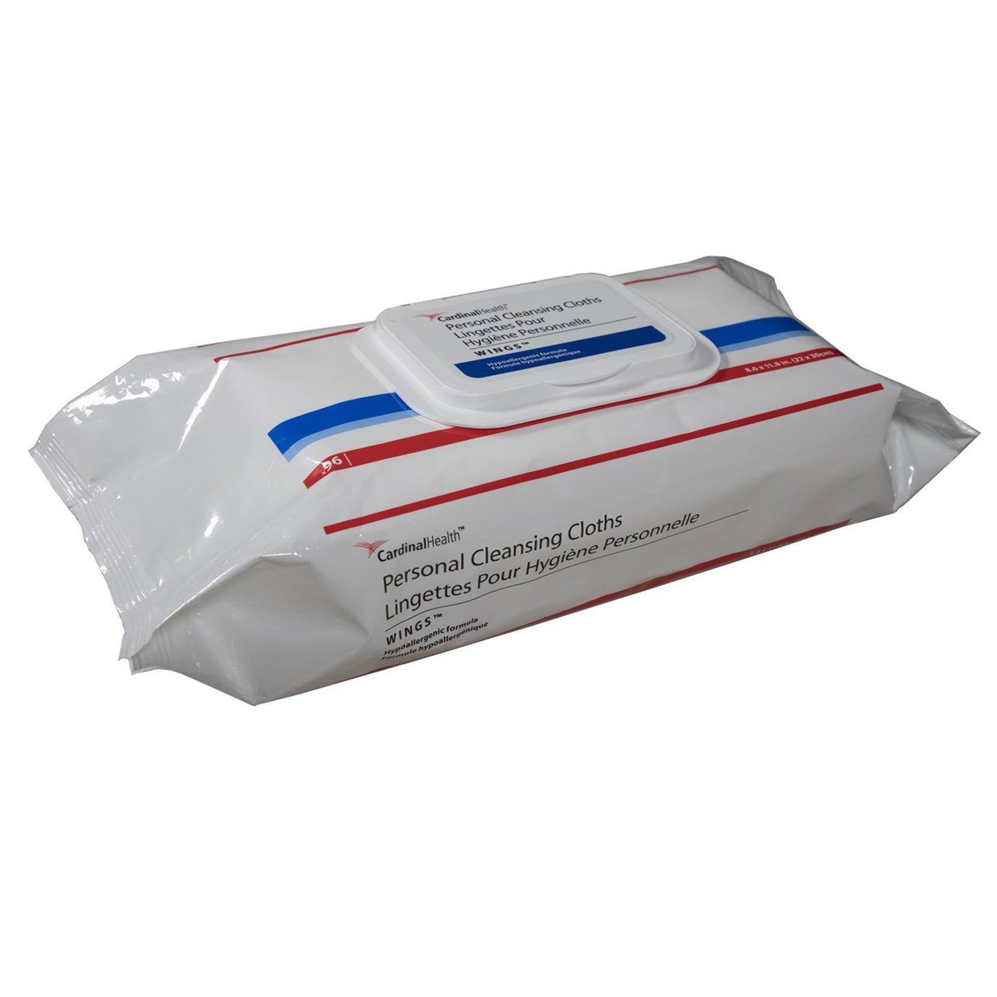 Cardinal 5399S Health™ Wings™ Personal Cleansing Cloths, Soft Pack, 96 ct.