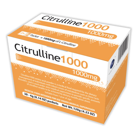 Vitaflo USA LLC 1142447 Citrulline1000 Medical Food for the Dietary Management of Urea Cycle Disorders