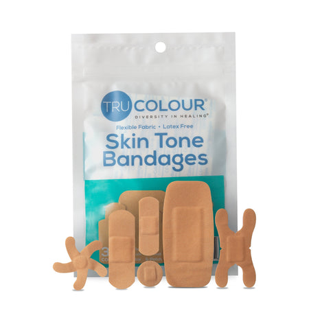 Tru-Colour TCB-AASD TruColour Beige Adhesive Strip, Assorted Shapes and Sizes
