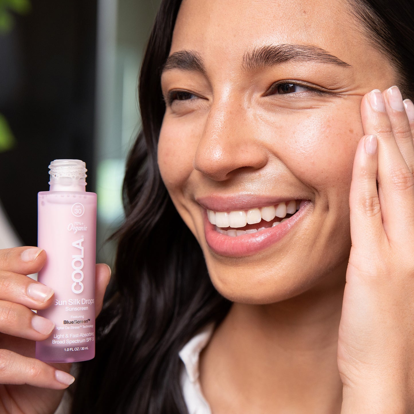 Sunscreen COOLA® Silk Drops SPF 30 Liquid 1 oz. Bottle