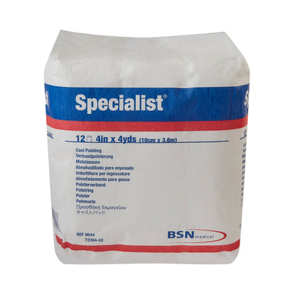 Specialist® White Cotton / Rayon Undercast Cast Padding, 4 Inch x 4 Yard
