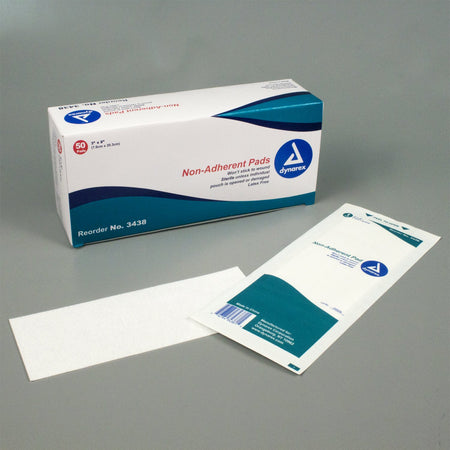 Dynarex 3438 Non-Adherent Dressing, 3 x 8 Inch