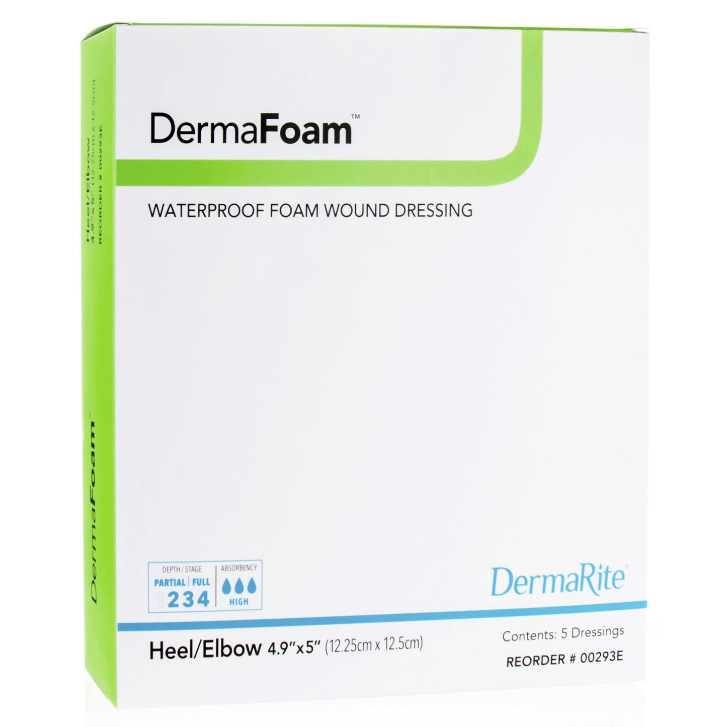 DermaFoam® Nonadhesive without Border Foam Dressing, Heel/Elbow