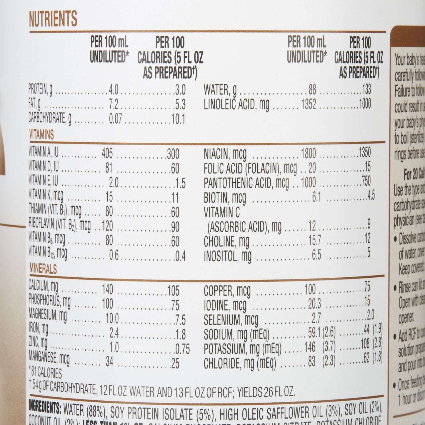 RCF® Soy with Iron Ready to Use Infant Formula, 13-ounce can