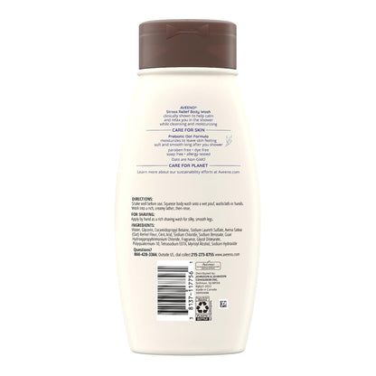 Body Wash Aveeno® Stress Free Liquid 18 oz. Bottle Lavender Scent