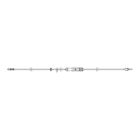 IV Pump Set Sapphire™ Pump 1 Port Without Filter 113 Inch Tubing Solution