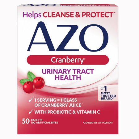 i-Health Inc 1268928 Urinary Tract Health Dietary Supplement AZO Tablet 50 per Box