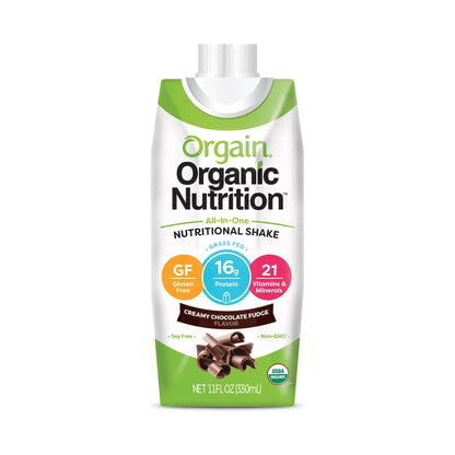 Orgain® Organic Nutrition™ Chocolate Nutritional Shake, 11-ounce carton
