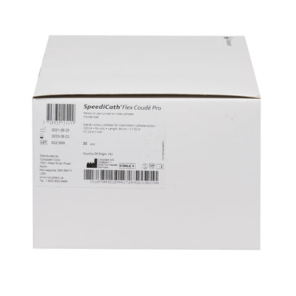Urethral Catheter SpeediCath® Flex Coudé Pro - Pocket Coude Tip Hydrophilic Coated Polyurethane 14 Fr. 16 Inch