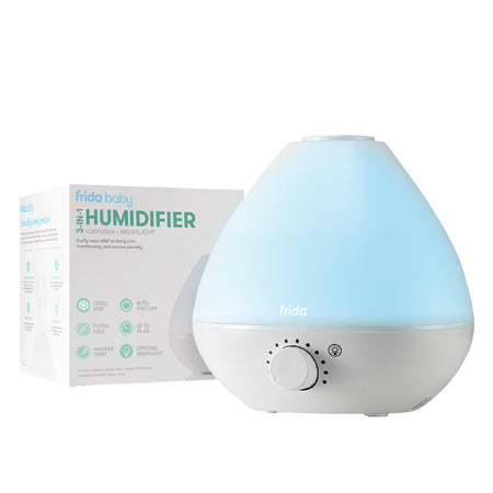 Fridababy LLC 100000051 BreatheFrida Humidifier with Deiffuser and Nightlight 0.5 Gallon Tank Adult