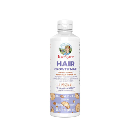 MRO MaryRuth LLC 1271763 Mary Ruth's Hair Growth Max Liposomal Dietary Supplement, B6
