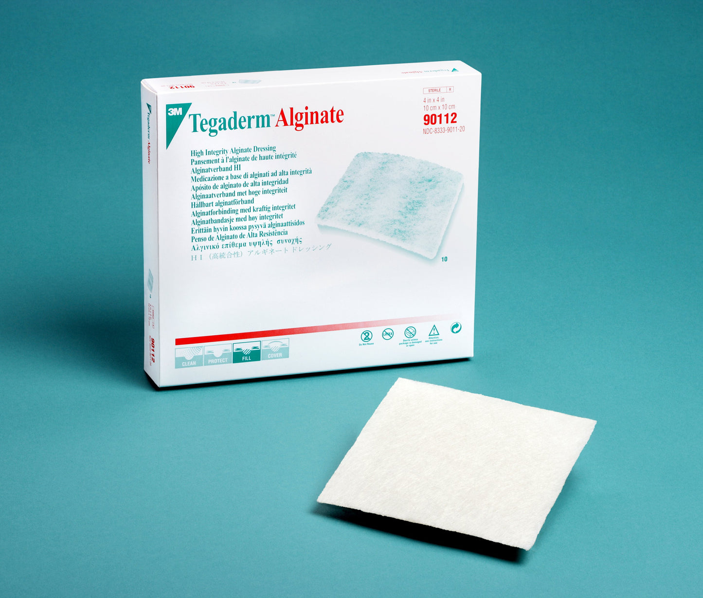 3M™ Tegaderm™ Calcium Alginate Dressing, 4 x 4 inch