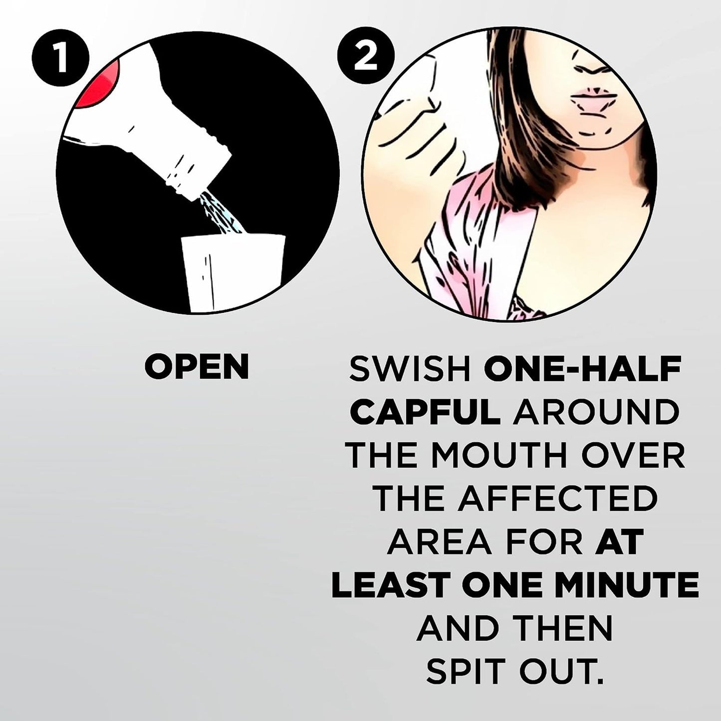 Orajel™ for Toothache Analgesic and Astringent Rinse Soothing Mint