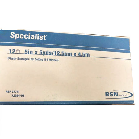 BSN 7375 Specialist Plaster Bandage, Blue, 5 Inch x 5 Yard