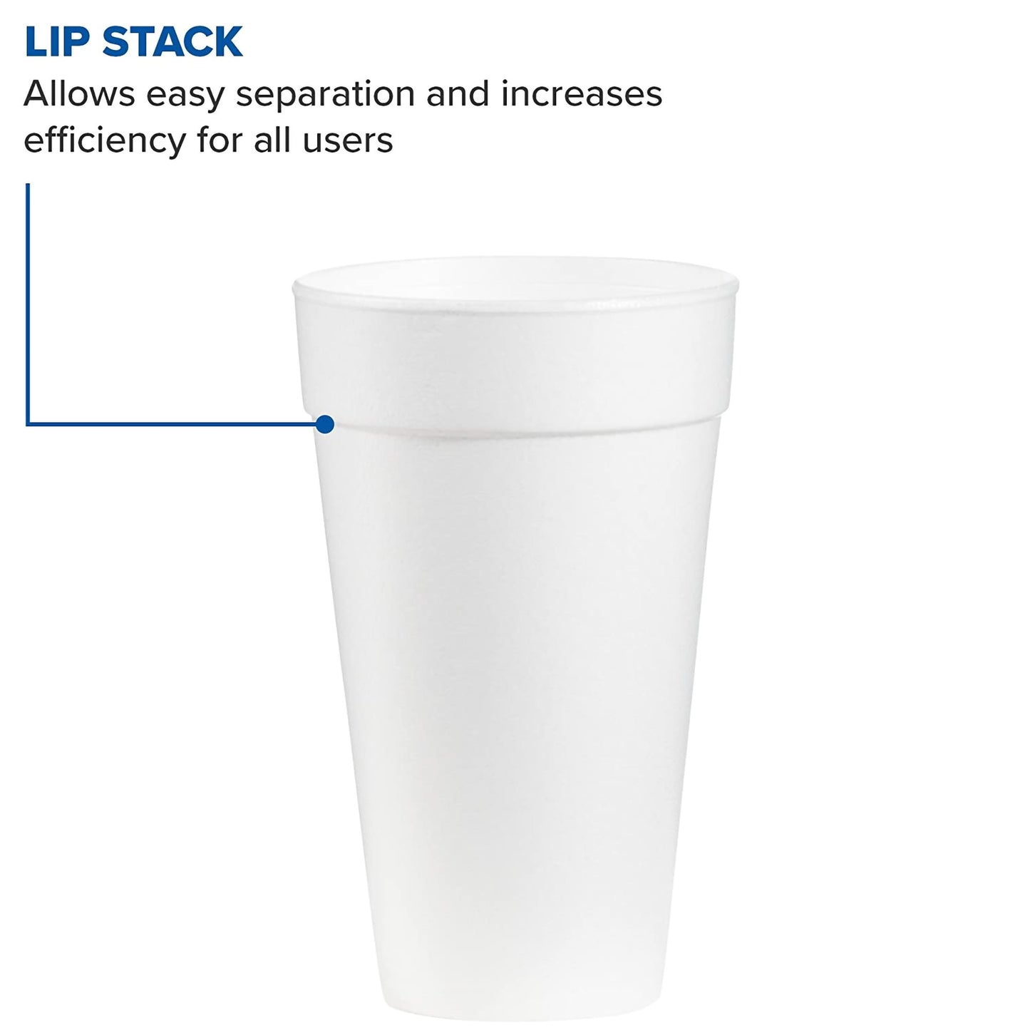 WinCup® Styrofoam Drinking Cup, 20 ounce