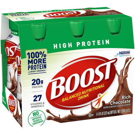 Nestle Healthcare Nutrition 41679940365 Boost High Protein Chocolate Complete Nutritional Drink