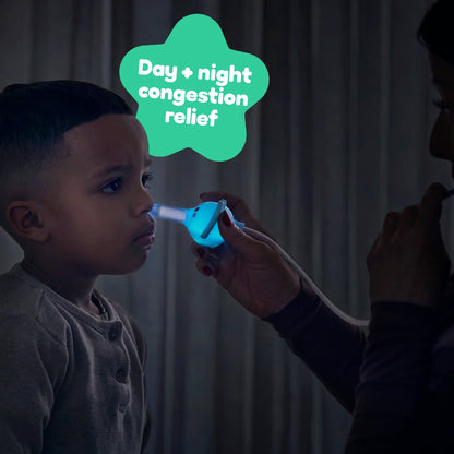 Playhouse MD Nasal Aspirator for Babies and Toddlers, Blue, Elephant Character